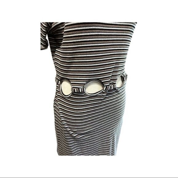Emory park cutout striped t shirt dress size Large - Picture 5 of 6